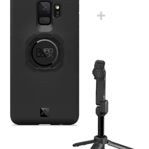 Hit cenowy Zestaw: etui na telefon Samsung Galaxy S9 oraz statyw/ selfie stick Quad Lock