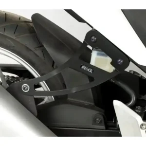 Bezpieczne zakupy Mocowanie wydechu z zaślepką podnóżka R&G do Honda CBR 250 R (15) czarne