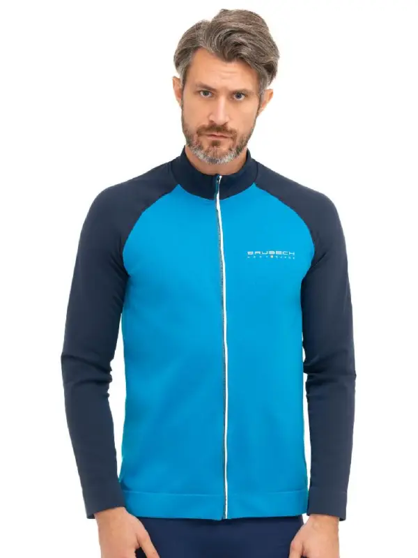 Okazja Bluza termoaktywna Brubeck Athletic niebiska