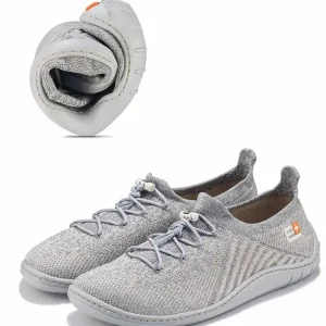 Wyjątkowa oferta Buty damskie Brubeck Barefoot Merino jasnoszary