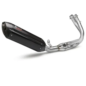 Bestseller Pełny układ wydechowy (Suono) MIVV do Kawasaki ER-6N / F (12-16) czarny
