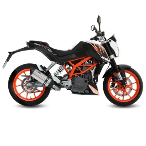 Darmowy zwrot Pełny układ wydechowy (Suono) MIVV do KTM Duke 390 (13-16) srebrny