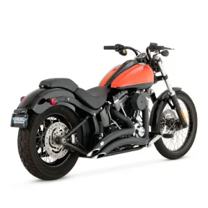 Pełny układ wydechowy Vance & Hines Big Radius do wybranych modeli Harleya Davidsona Czarny Mat Bezpieczne zakupy