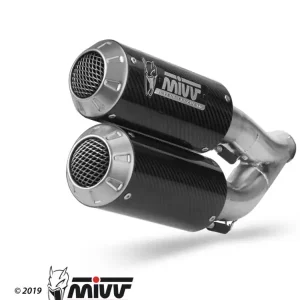 Tylko do końca tygodnia Tłumiki motocyklowe Slip-On Line (MK3) MIVV do Ducati Monster 1200 / S (14-16) carbon