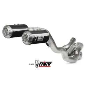 Tylko dziś Pełny układ wydechowy (MK3) MIVV do Ducati Panigale V4 (18-22) carbon
