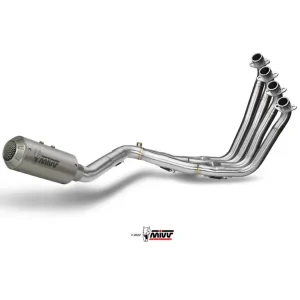 Nowość Pełny układ wydechowy (MK3) MIVV do Honda CB 650 F (14-18) srebrny