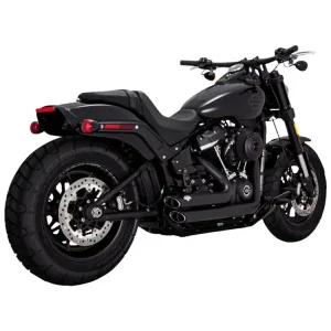 Pełny układ wydechowy Vance & Hines Shortshots Staggered do wybranych modeli Harleya Davidsona Czarny Mat Najlepsza cena
