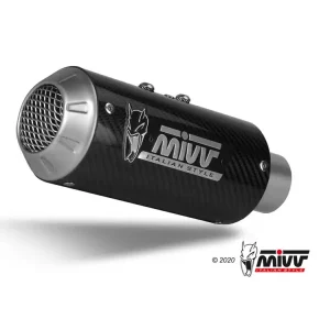 Wyprzedaż Tłumik motocyklowy Slip-On Line (MK3) MIVV do Yamaha MT-03 (16-) carbon