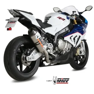 Pełny układ wydechowy (Speed Edge) MIVV do BMW S1000 RR (15-16) srebrny Zamów teraz