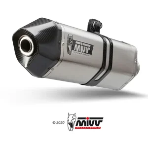 Ekspresowa dostawa Tłumik motocyklowy Slip-On Line (Speed Edge) MIVV do Suzuki V-Strom 1000 / XT (14-20) / 1050 / XT (20-) srebrny