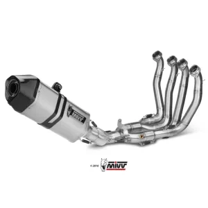 Pełny układ wydechowy (Speed Edge) MIVV do Yamaha YZF R1 1000 (15-) srebrny Bezpieczna płatność