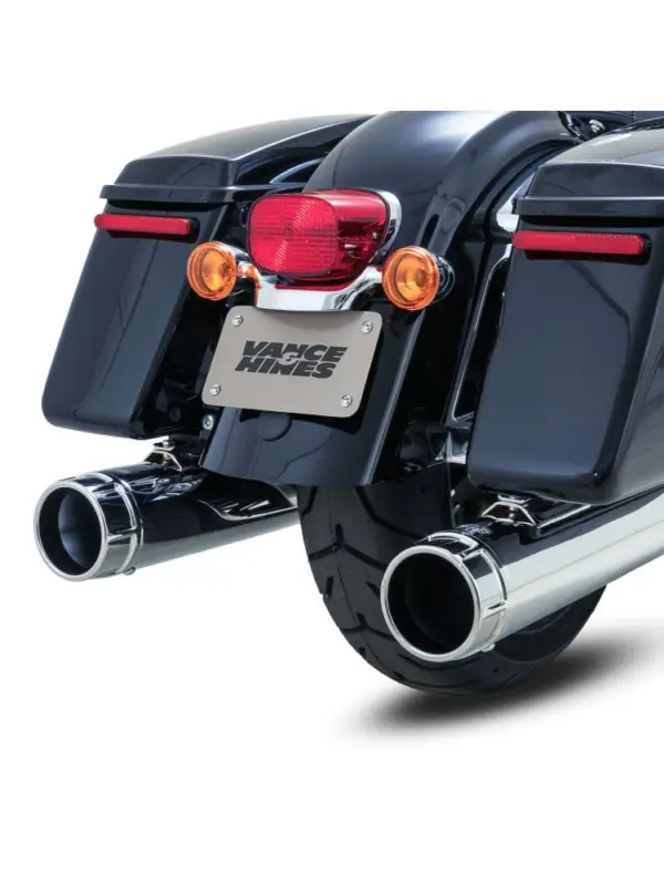 Tłumiki motocyklowe Vance & Hines Torquer 450 do wybranych modeli Harleya Davidsona Chromowane Taniej