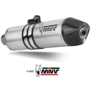 Dostępne od ręki Tłumik motocyklowy Slip-On Line (Oval) MIVV do Husqvarna 701 Supermoto / Enduro (21-) titanium