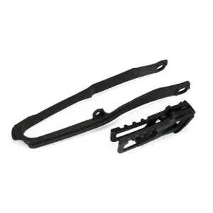 Komplet ślizg+prowadnica łańcucha UFO do Hondy CRF 250R/RX (18-21), CRF 450R/RX (17-18) czarny Kup teraz