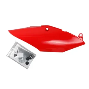 Osłona boczna tylna prawa UFO do Hondy CRF 250R/RX (18-21), CRF 450R/RX (17-20) czerwona Ostatnie sztuki