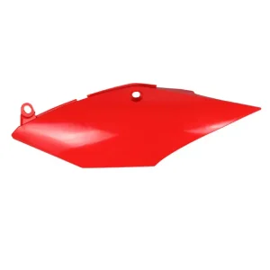 Kup online Osłona boczna tylna lewa UFO do Hondy CRF 250R/RX (18-21), CRF 450R/RX (17-20) czerwona