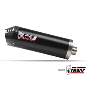 Hit cenowy Tłumiki motocyklowe Slip-On Line (Oval) MIVV do Kawasaki ZZR 1400 (08-11) czarny