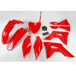 Komplet plastików UFO do Hondy CRF 250R (18-21), CRF 450R (17-20) z pokrywą filtra powietrza czerwony Okazja