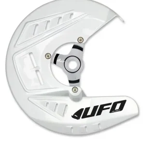 Osłona tarczy hamulcowej przedniej UFO do Husqvarna TE/TX 125, TX 250/300 (16-22), TC 125/250, FE/FC 250/350/450/501 (15-), TX 250/300, TE 150 (20-) biała Obniżka ceny