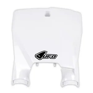 Ograniczona ilość Tablica na numer startowy UFO do Husqvarna TC 125/250, FC 250/350/450 (16-22), TC 300 (16-18) biała