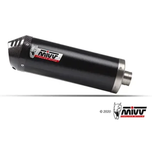 Hit cenowy Tłumik motocyklowy Slip-On Line (Oval) MIVV do Kymco XCiting 400i (13-18) czarny