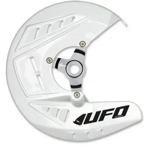 Bestseller Osłona tarczy hamulcowej przedniej UFO do Kawasaki KXF 250 (13-20), KXF 450 (13-18) biała