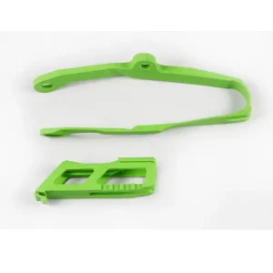 Zamów dziś Komplet ślizg+prowadnica łańcucha UFO do Kawasaki KXF 250 (17-20), KXF 450 (16-18) zielony