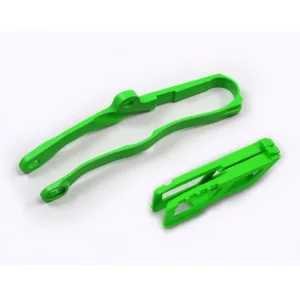 Zamów teraz Komplet ślizg+prowadnica łańcucha UFO do Kawasaki KXF 250 (21-), KXF 450 (19-21) zielony