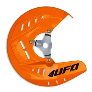 Osłona tarczy hamulcowej przedniej UFO do KTM SX 125/150/250, EXC 125/200/250/300, SX-F/EXC-F 250/350/450 (15-) pomarańczowa Łatwy zwrot