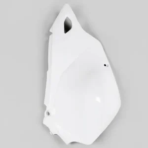 Łatwy zwrot Osłona boczna tylna prawa UFO do Suzuki DRZ 400E (00-) biała