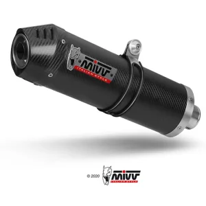 Tłumik motocyklowy Slip-On Line (Oval) MIVV do Triumph Tiger 800 XC / XR / XRX / XCX / XRT / XCA (11-16) carbon Cena promocyjna