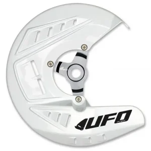 Osłona tarczy hamulcowej przedniej UFO do Yamaha YZF 250/450 (14-) biała Ostatnie sztuki