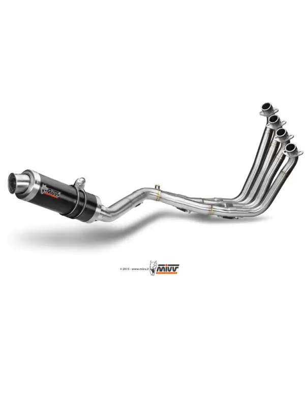 Bezpieczne zakupy Pełny układ wydechowy (GP) MIVV do Honda CB 650 F (14-18) czarny