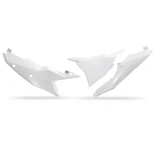 Osłony boczne tylne z pokrywą filtra UFO do KTM SX/SXF(SX-F) 125/250/300/350/450F (23-) białe Super okazja