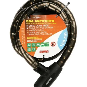 Super okazja Stalowa linka zabezpieczająca Lampa Boa [Ø 24 mm - 160 cm]