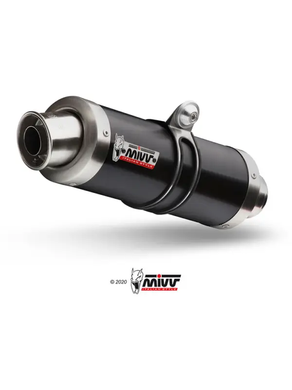 Darmowy zwrot Tłumik motocyklowy Slip-On (GP) MIVV do Suzuki SV 650 (04-15) czarny