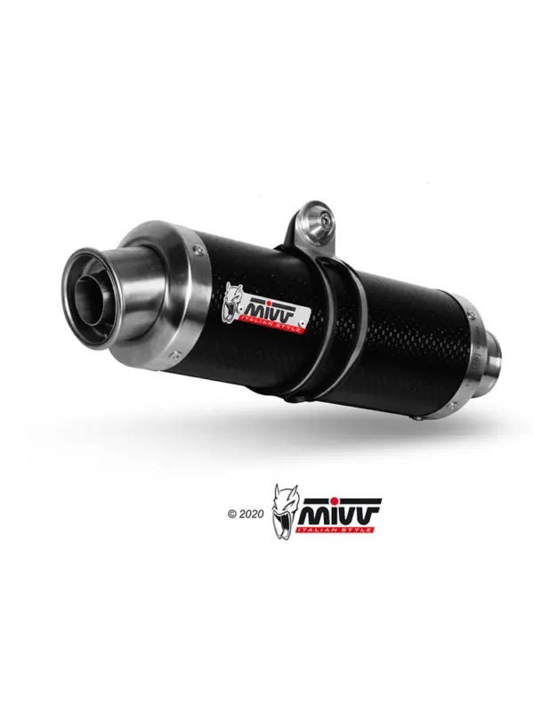 Tłumiki motocyklowe Slip-On (GP) MIVV do Suzuki GSX-R 1000 (09-11) carbon Szybka dostawa