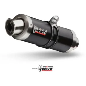 Najlepsza cena Tłumik motocyklowy Slip-On (GP) MIVV do Triumph Speed Triple 1050 R / S / RS (05-06) czarny