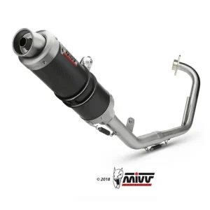 Pełny układ wydechowy (GP) MIVV do Yamaha YZF R125 (08-13) carbon Dostępne od ręki