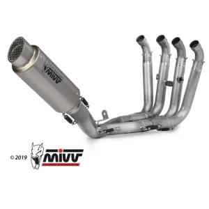 Pełny układ wydechowy (GP Pro) MIVV do BMW S1000 RR (17-18) titanium Do wyczerpania zapasów