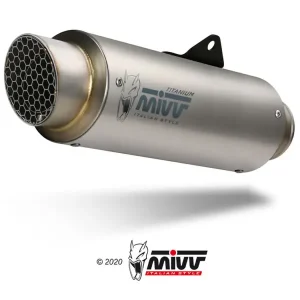 Wysoka jakość Tłumik motocyklowy Slip-On (GP Pro) MIVV do Kawasaki ZX-10 R / RR (16-) titanium