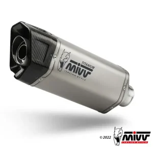 Kup teraz Tłumik motocyklowy Slip-On (SR-1) MIVV do Aprilia RSV4 1100 / Tuono V4 1100 (21-) titanium
