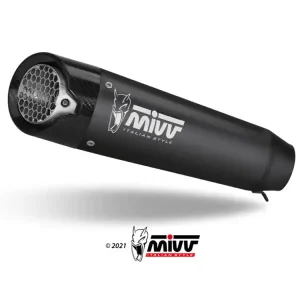 Oferta limitowana Tłumik motocyklowy Slip-On (X-M5) MIVV do Triumph Speed Triple 660 S / 765 R / S / RS (21-) czarny