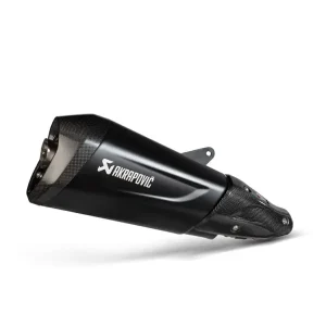 Tłumik motocyklowy Slip-On Line Akrapović Vespa GTS 300/ Sei Giorni 300 (21-24) [stal nierdzewna] czarny Dostępne od ręki