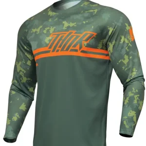 Szybka wysyłka Bluza enduro Thor Sector Digi Camo zielona