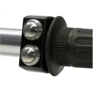Przycisk do sterownika / kontrolera Motogadget mo-Switch Plain 3 czarno-srebrny [średnica kierownicy: 22 mm] Najlepsza cena