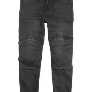 Jeansy motocyklowe Icon Slabtown czarne Hit sprzedaży