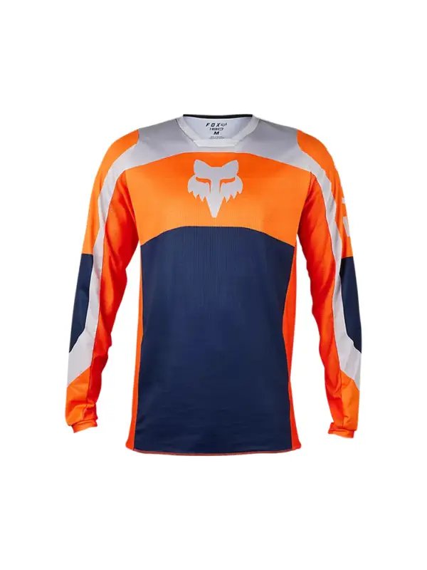 Do wyczerpania zapasów Bluza enduro Fox 180 Nitro pomarańczowo-niebiesko-biała