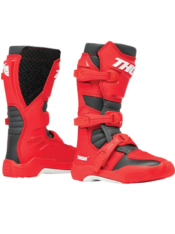 Buty cross dla dzieci Thor Blitz XR czerwono-szare Okazja