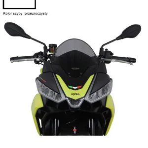 Ekspresowa dostawa Szyba motocyklowa MRA Racing windscreen "R" do Aprilia Tuono 660 (21-) / Tuono V4 1100 Factory (19-) przezroczysta